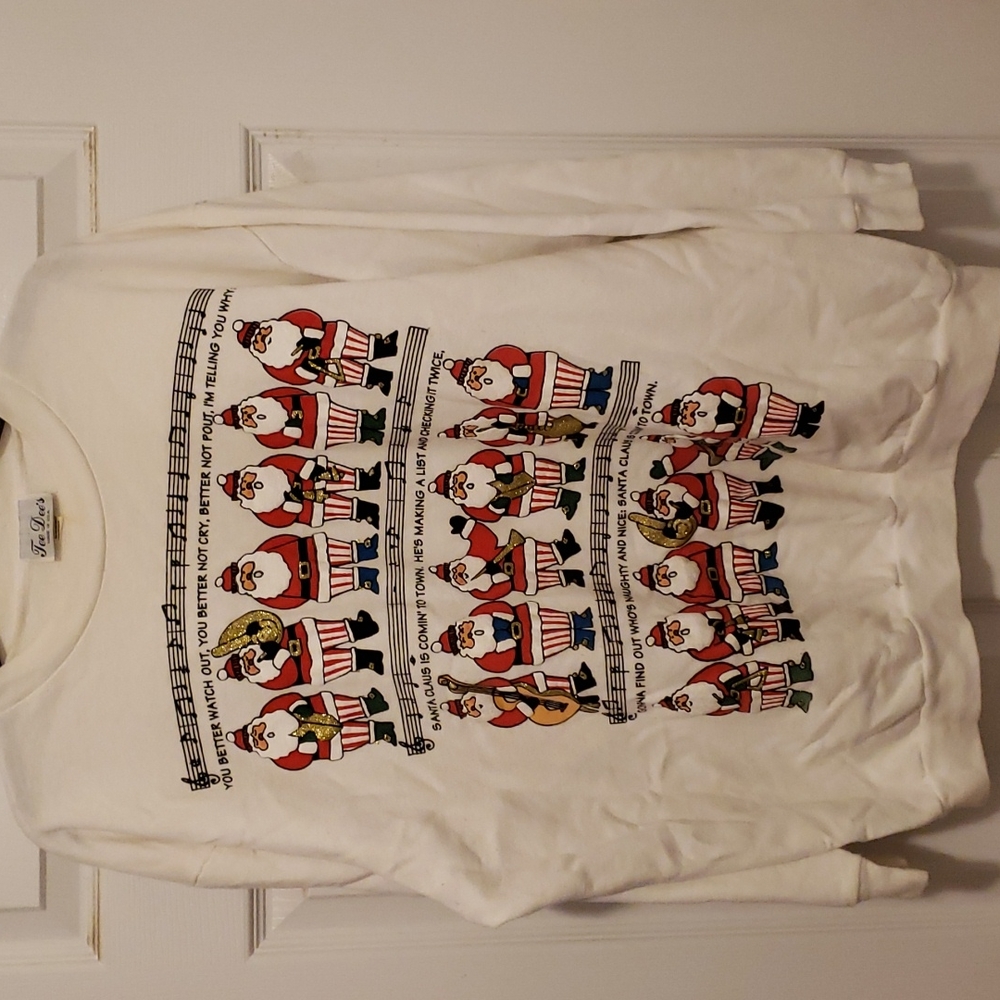 UGLY CHRISTMAS SWEATSHIRT SANTA